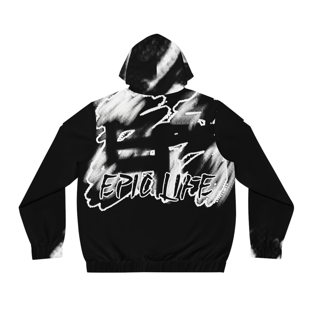 Epic Life Black Full-Zip Hoodie