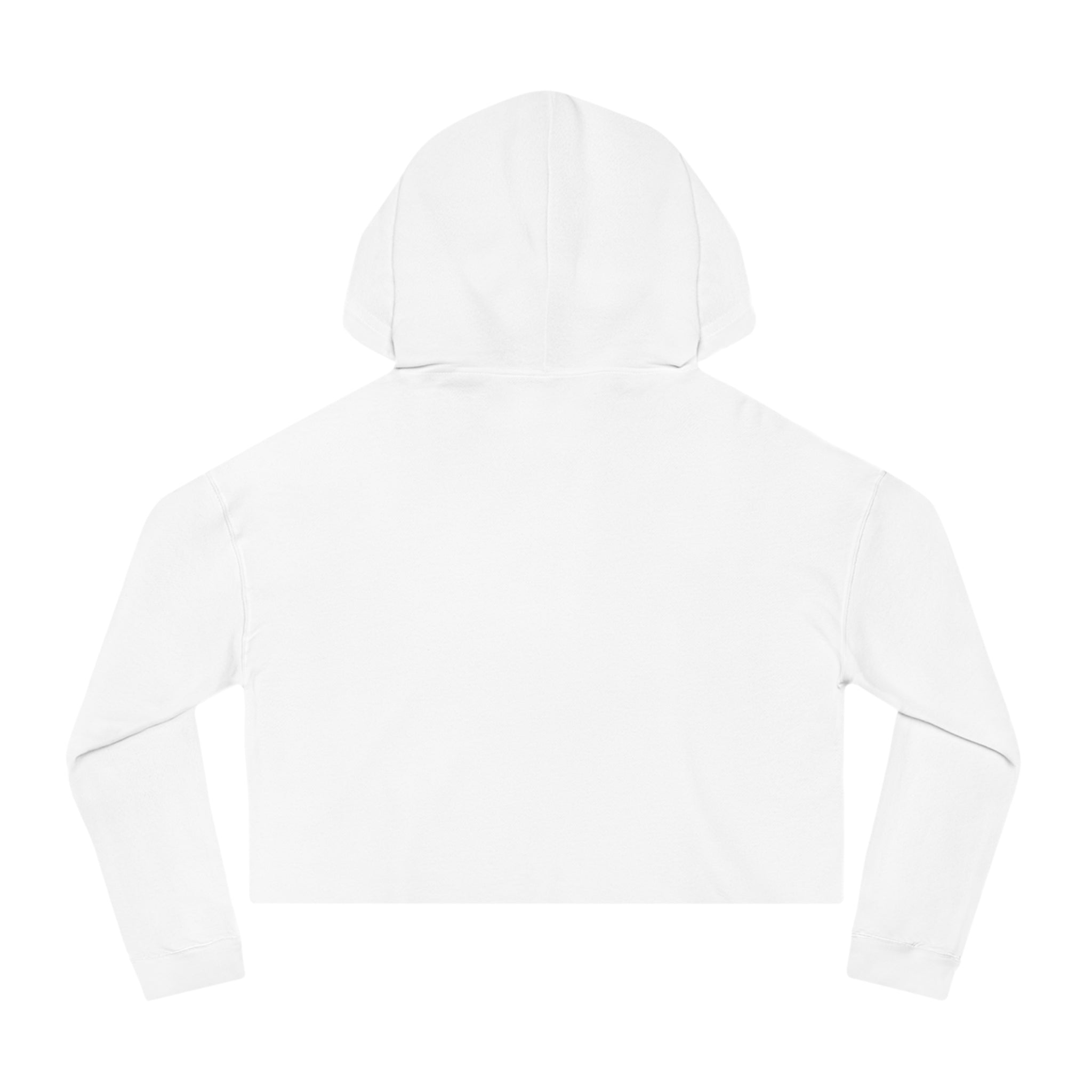 Cropped Hoodie — Bold Magenta Geometric Logo