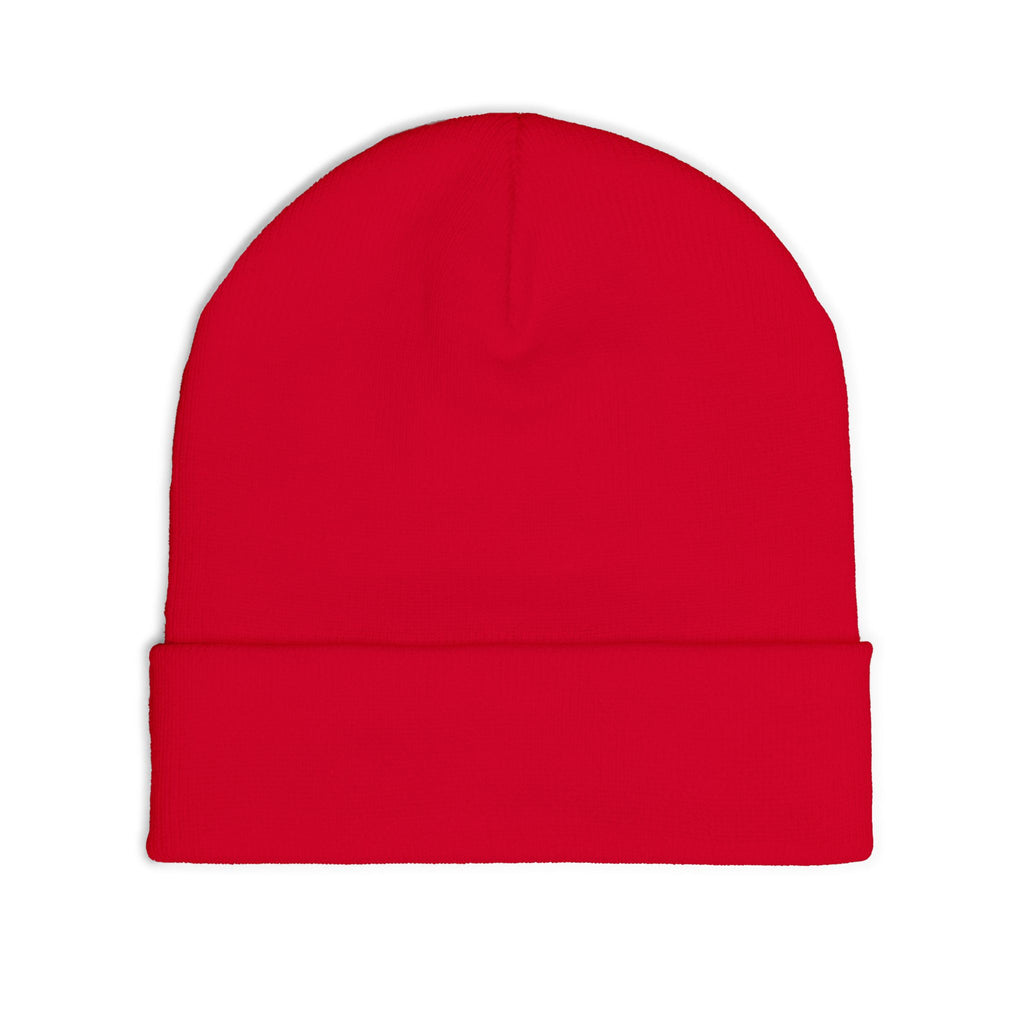 Embroidered 'EPIC' Knit Beanie - Pink Patch Winter Hat
