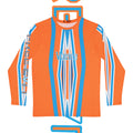 Men's "Fly" Collection by (Volare) " Free Fall Edition" (ORANGE Interior polyester Tee Shirt
