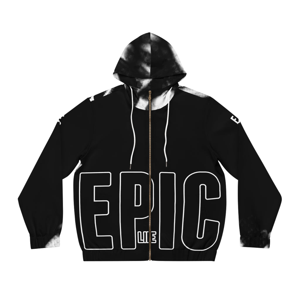 Epic Life Black Full-Zip Hoodie