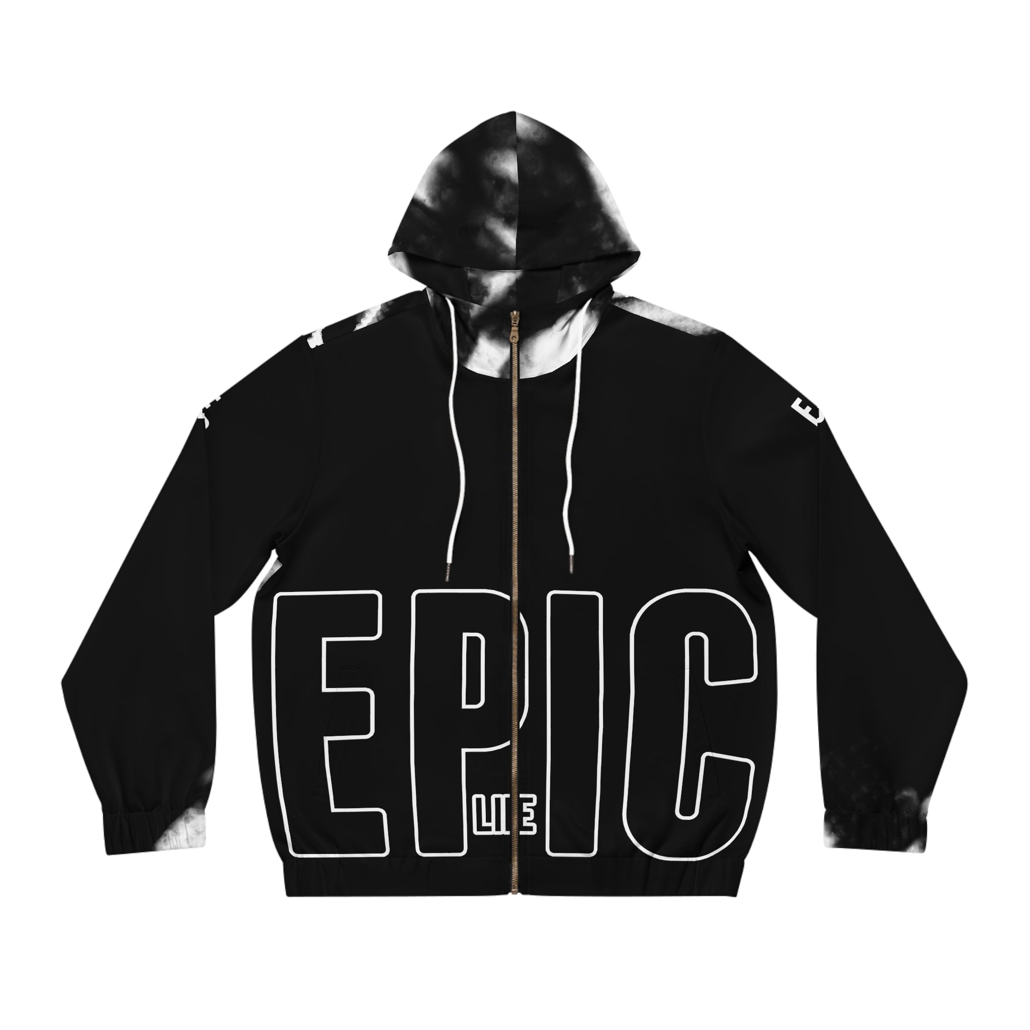 Epic Life Black Full-Zip Hoodie