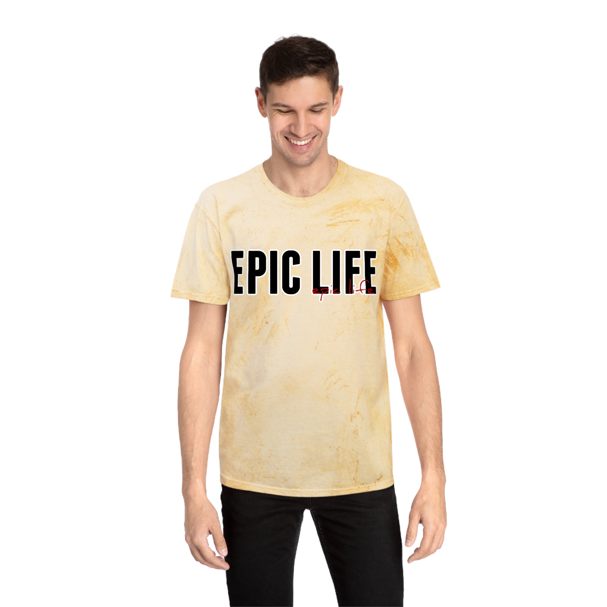 Men's Epic Life Color Blast Tie-Dye T-Shirt
