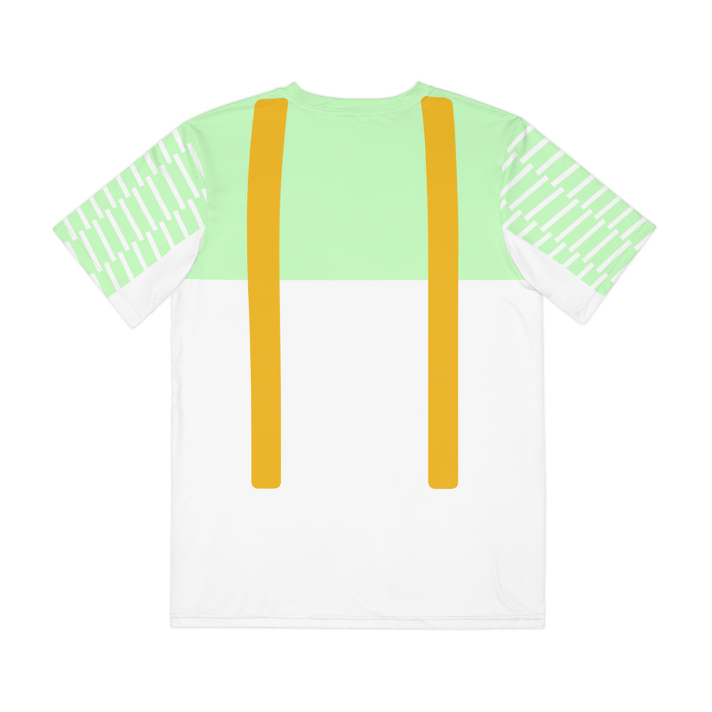 Epic Lifestyle Men’s Polyester Tee — Mint Green AOP Graphic Shirt