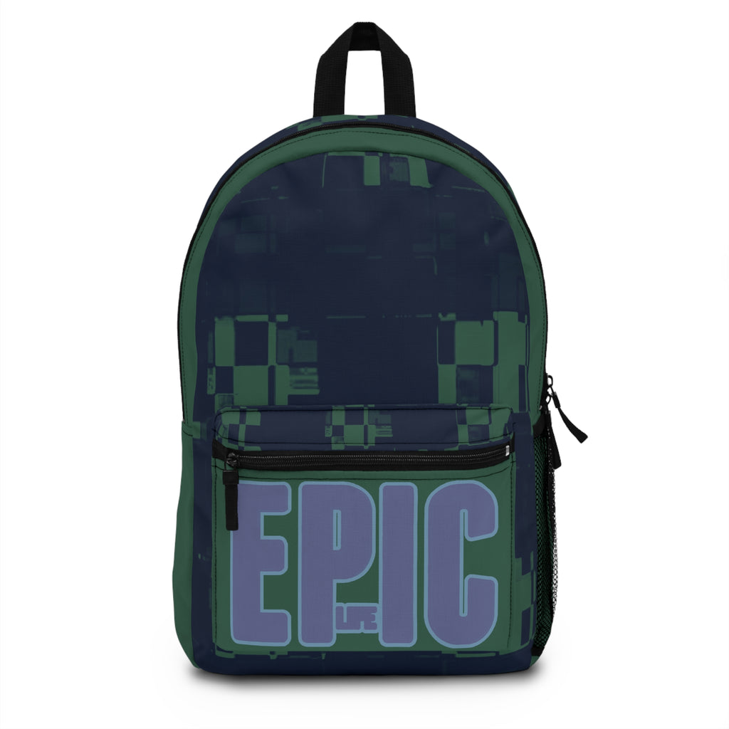 Epic Life Backpack — Pixel Pattern School & Travel Pack