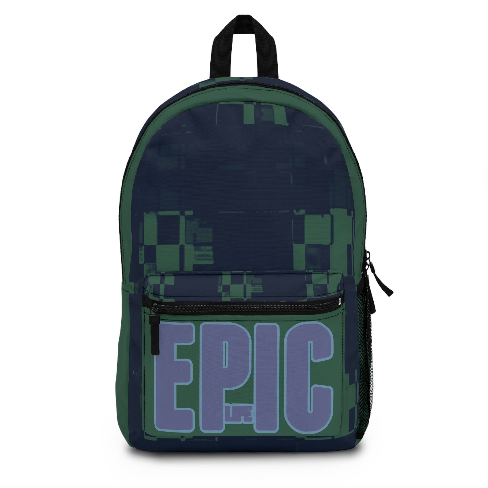 Epic Life Backpack — Pixel Pattern School & Travel Pack