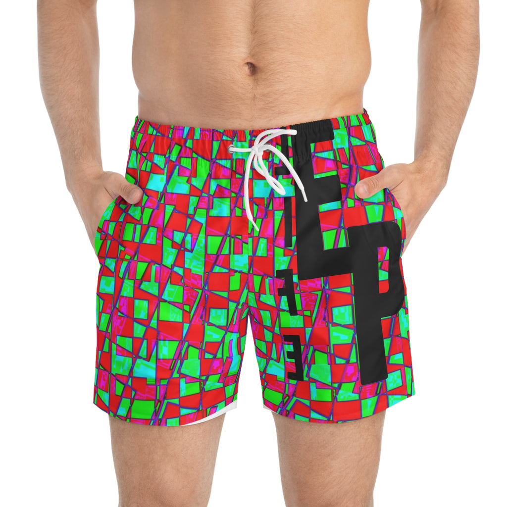 Color: Watermelon EPIC VOLRE  LIFE  Swim Trunks