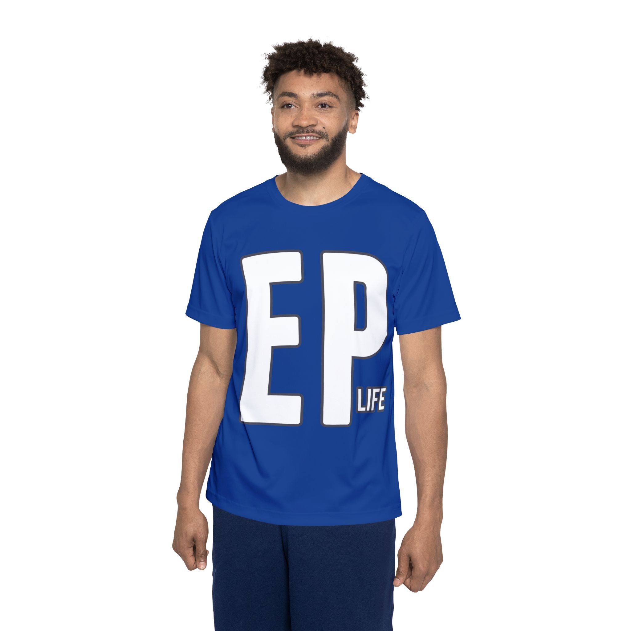 EP Life Athletic Jersey — Bold Lettering Sports Tee