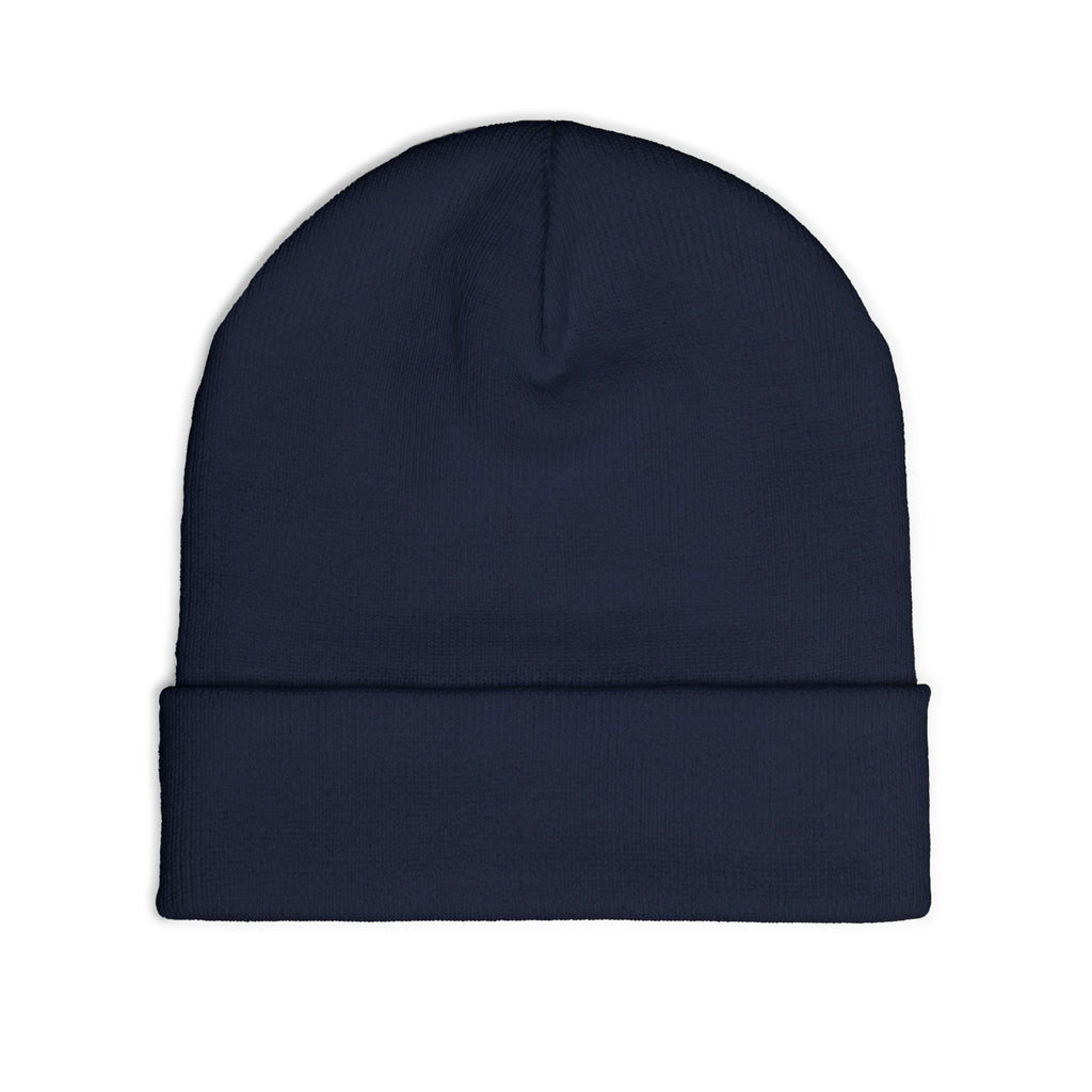 Embroidered 'EPIC' Knit Beanie - Pink Patch Winter Hat