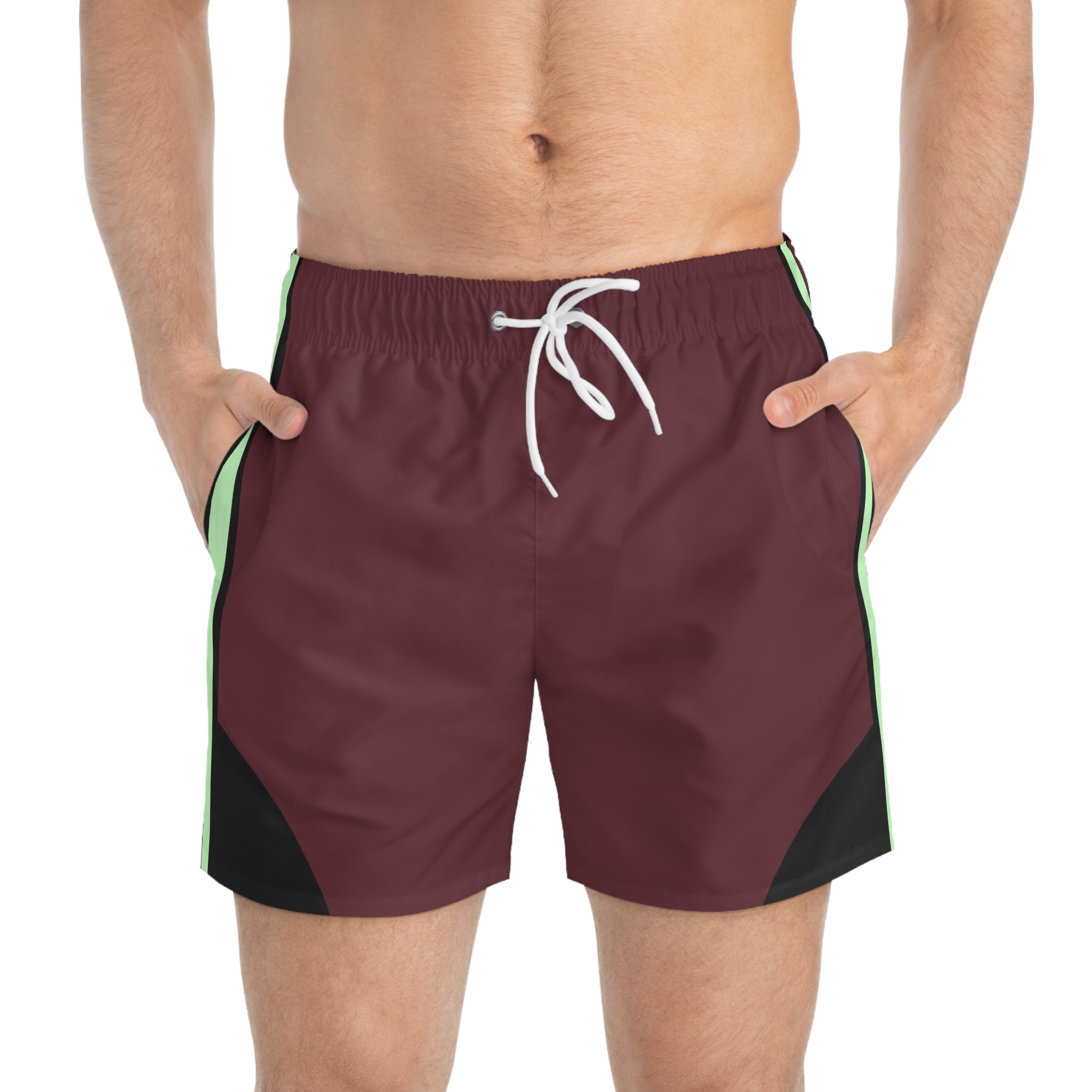 Deep Red EPIC VOLRE  LIFE  Swim Trunks