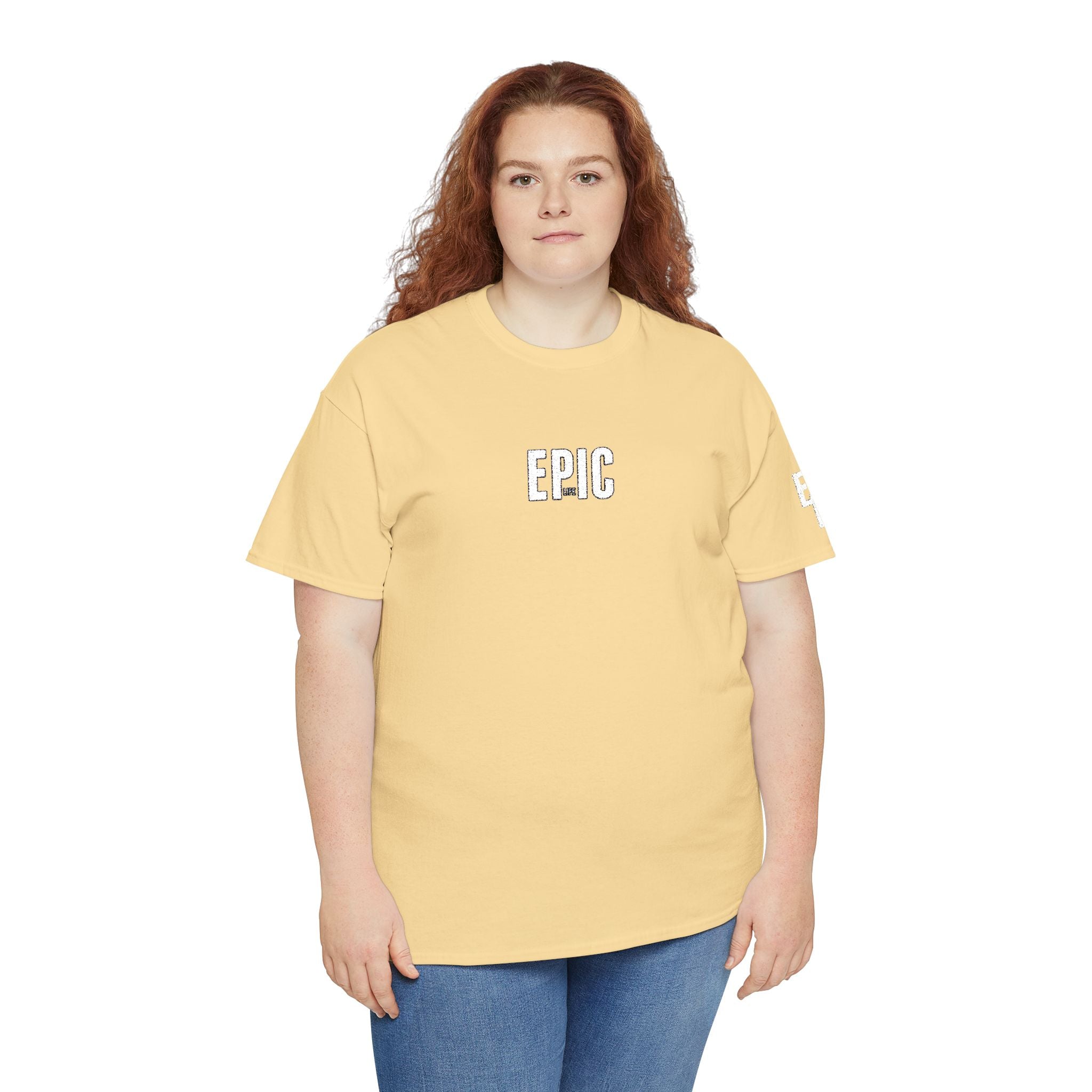 Epic Unisex Heavy Cotton Tee - Casual Tee, Graphic T-Shirt, Everyday Wear, Gift for Creative Souls, Cool Casual Outfit