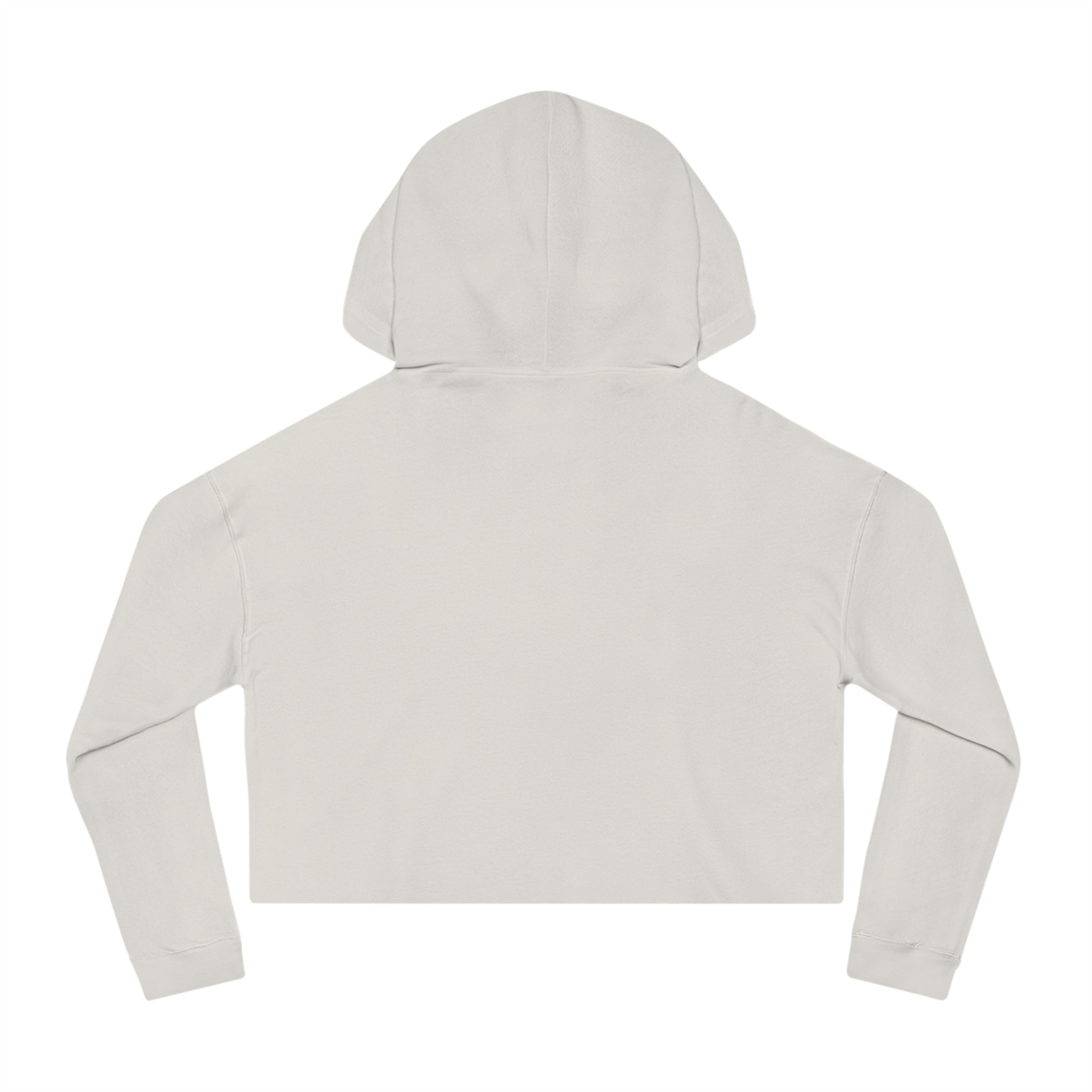 Cropped Hoodie — Bold Magenta Geometric Logo