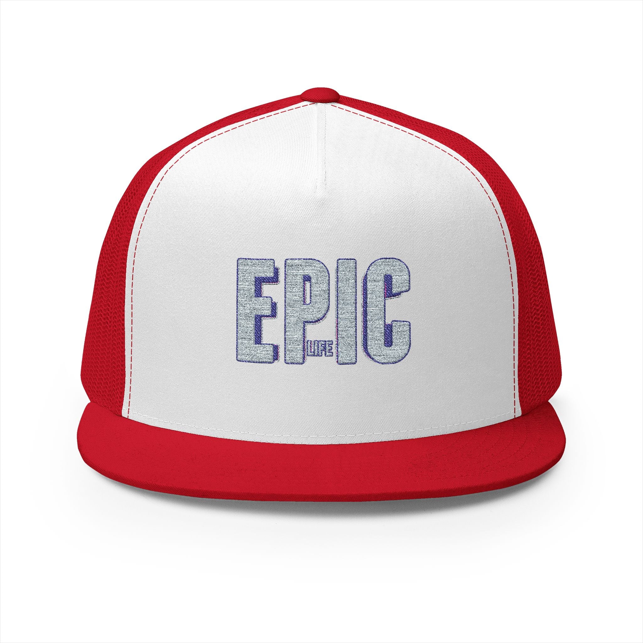 Epic Embroidered 5 Panel Trucker Cap, Cool Hats for Men , Casual Style, Gifts for Dad, Outdoor Adventures, Summer Fashion
