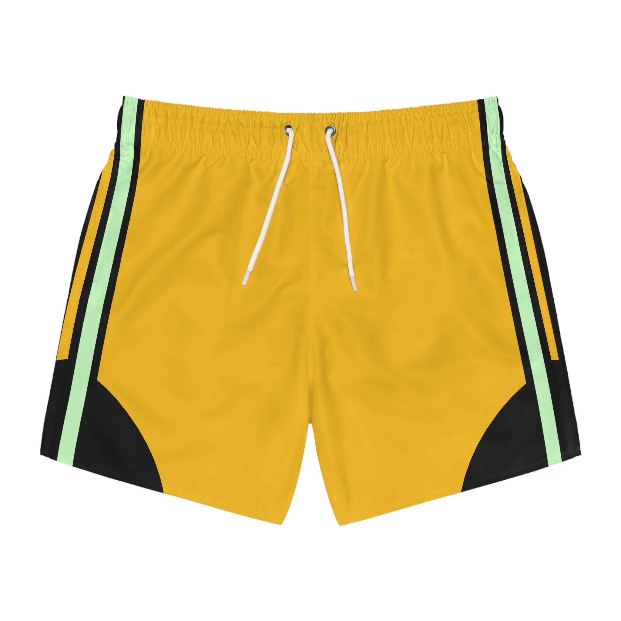 Dark Yellow EPIC VOLRE  LIFE  Swim Trunks