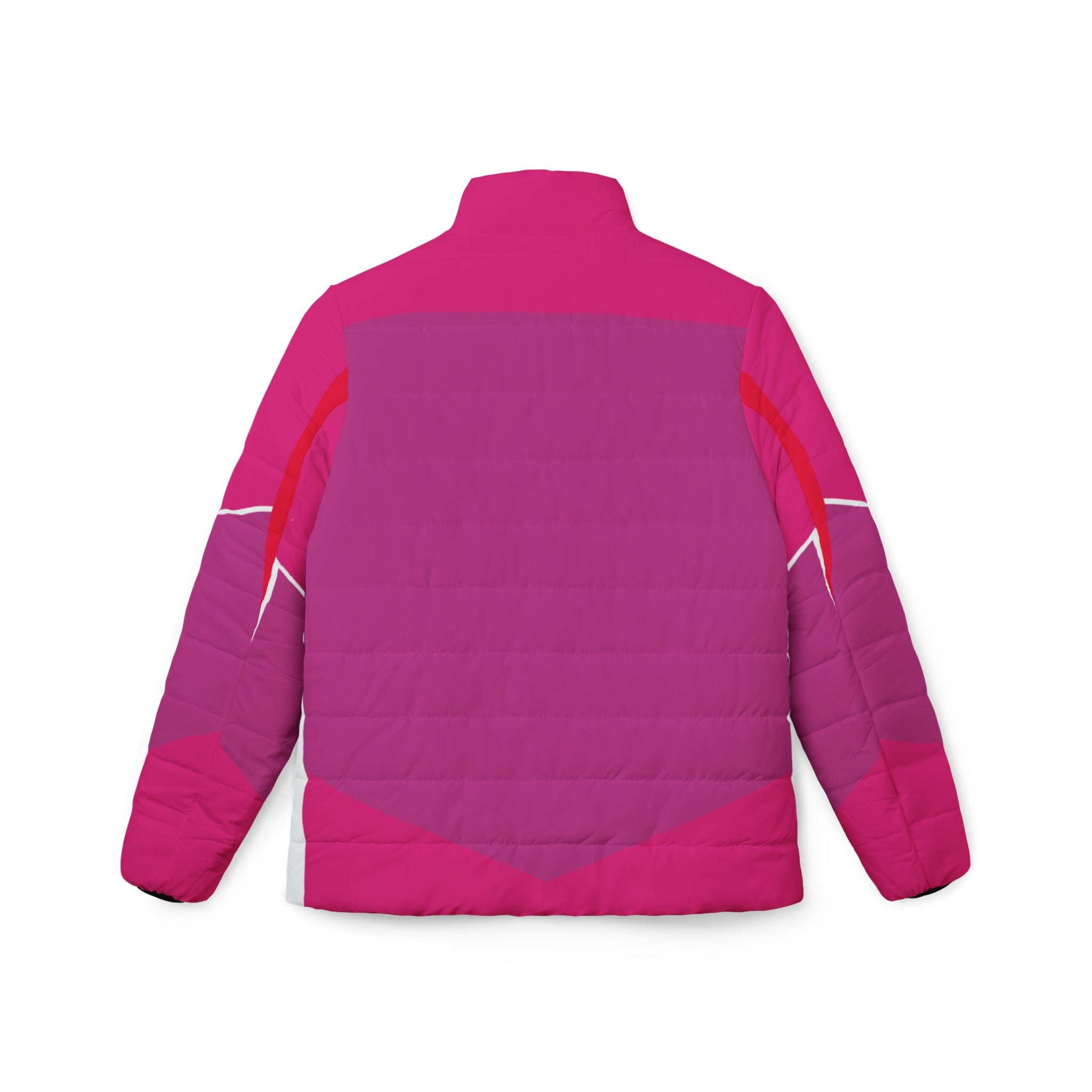 Epic Pink Women’s Puffer Jacket — Insulated AOP Winter Coat