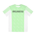 Epic Lifestyle Men’s Polyester Tee — Mint Green AOP Graphic Shirt