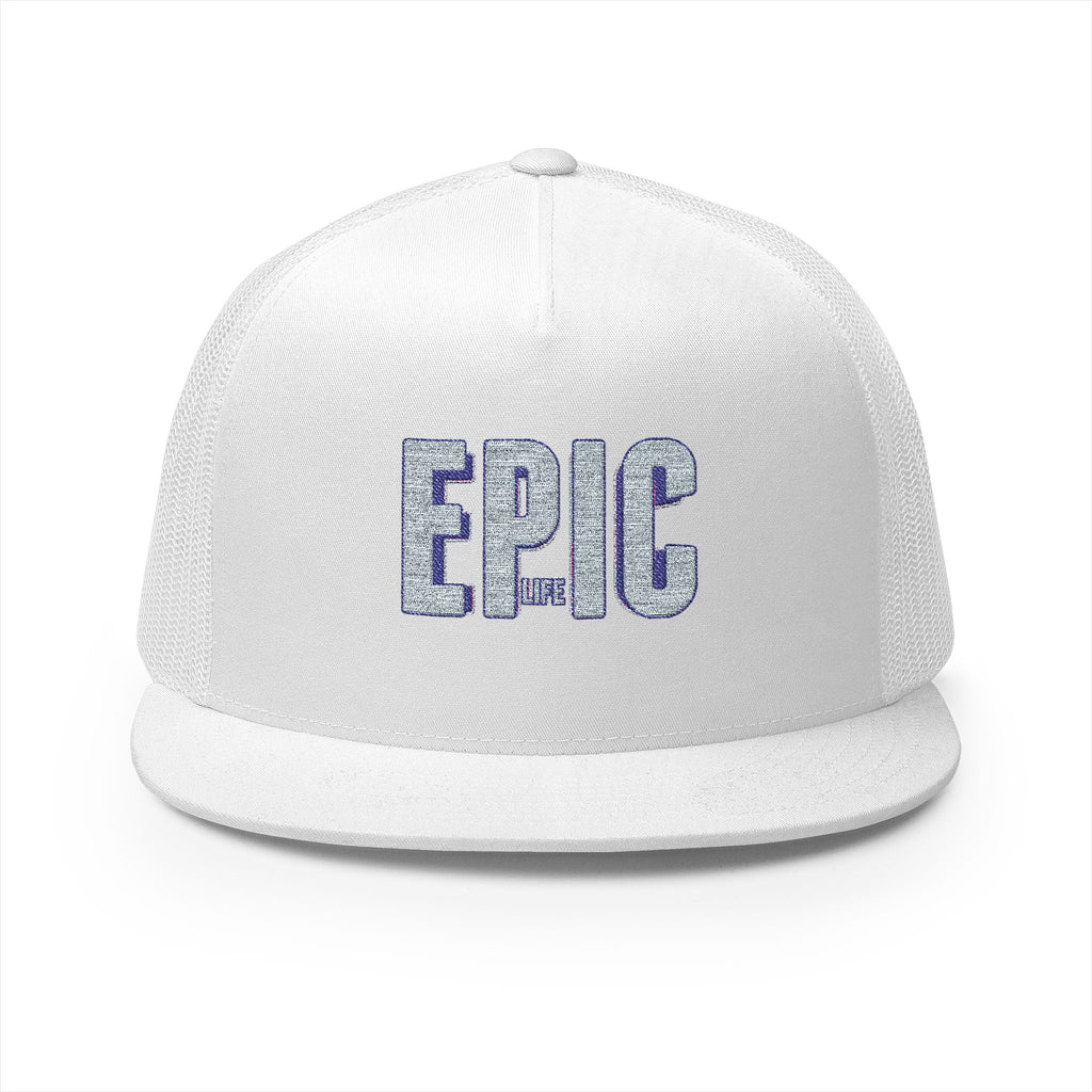 Epic Embroidered 5 Panel Trucker Cap, Cool Hats for Men , Casual Style, Gifts for Dad, Outdoor Adventures, Summer Fashion
