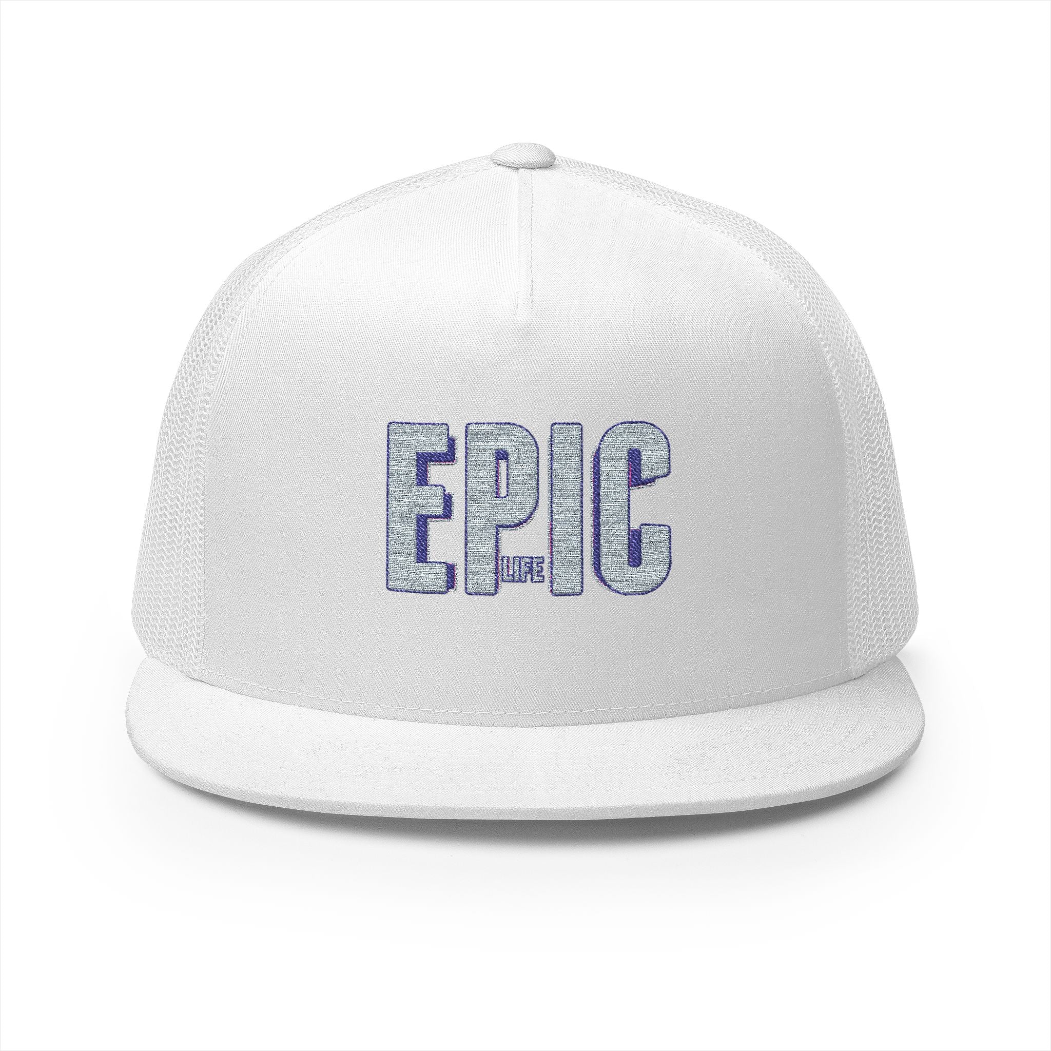 Epic Embroidered 5 Panel Trucker Cap, Cool Hats for Men , Casual Style, Gifts for Dad, Outdoor Adventures, Summer Fashion