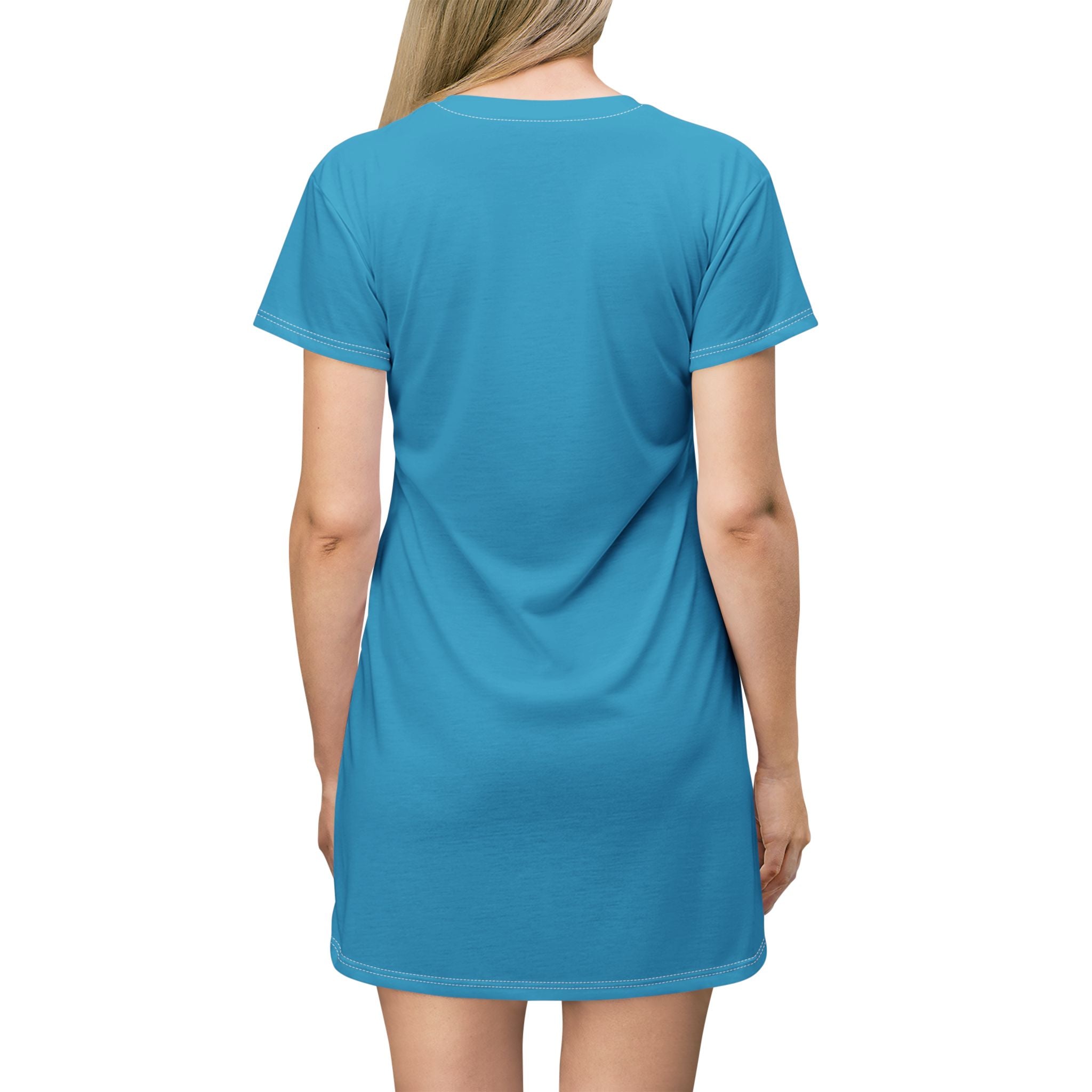 Epic Life T-Shirt Dress — Casual Graphic Women's AOP Dress