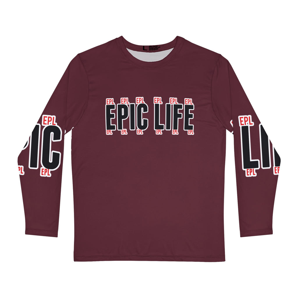 Deep Red EPIC T Shirt LONG Sleeve